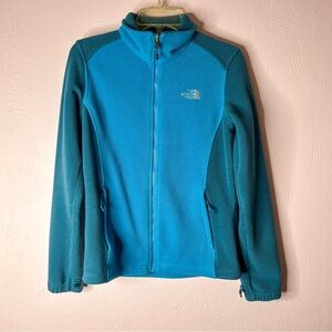 The North Face Women's Teal and Blue Ski Jacket.